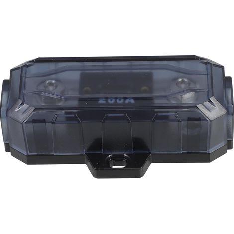 Porte-fusible 200a en Alliage de Zinc pour Batterie Auto  Bloc 0ga Fusible 100a, Finition Argenté, Usage Audio Véhicule et Distribution Électrique (1/5)