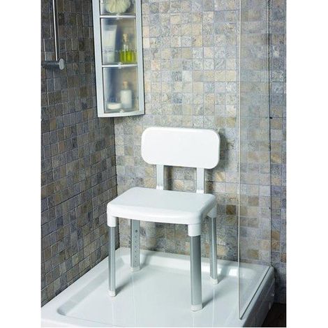 small-foot Gratia chaise de bain blanc et chromé confortable (1/2)