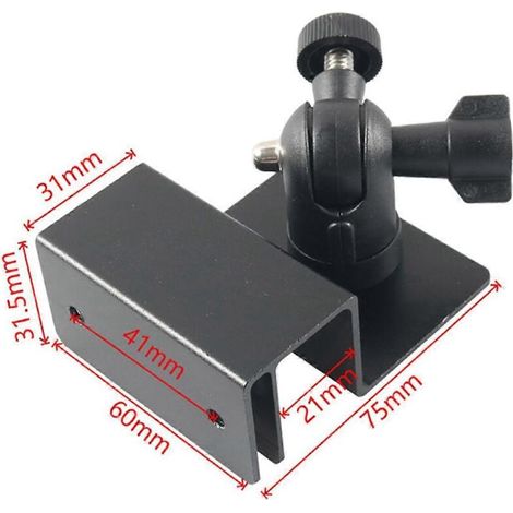 Support de panneau solaire noir pour gouttière de toit de voiture, support spécial