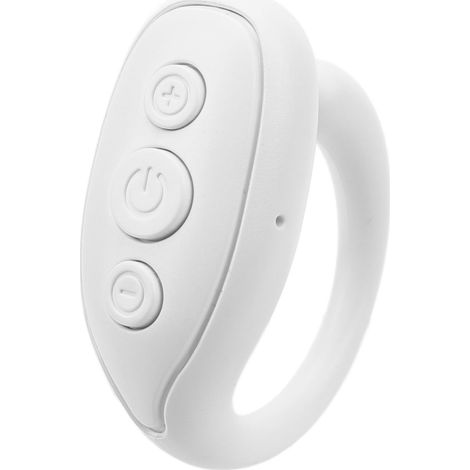 Tourne-pages à distance pour téléphone portable, sonnerie, lecteur de romans, télévision, appareil JX 03 blanc