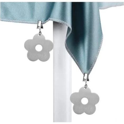 Poids de Nappe - Argent - Acier Inoxydable - Étanche - Antirouille - 8 PCS (1/4)