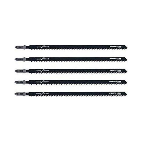 Lame per seghetto alternativo Bosch T744D - Adatte al Legno - HGS 54 (set da 5)