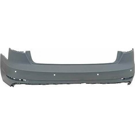 Pare-choc arrière à peindre avec 4 trous radars Audi A4 5 B9 phase 1 2015-2019