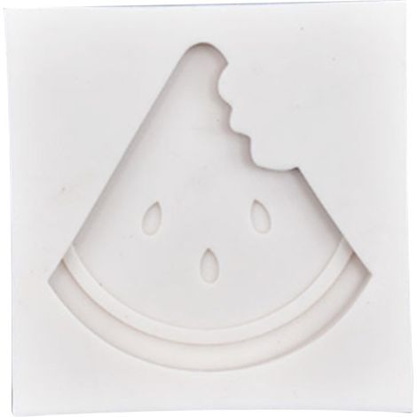Moule silicone en forme de pastèque lavable résistant à la chaleur pour chocolat dessert biscuit (1/3)