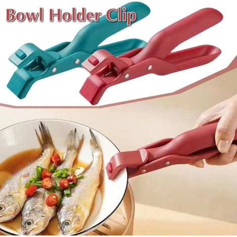 Lot de 2 pinces multifonctions anti-br没lure en silicone pour isoler la chaleur et les br没lures - Accessoires de cuisine (1/5)