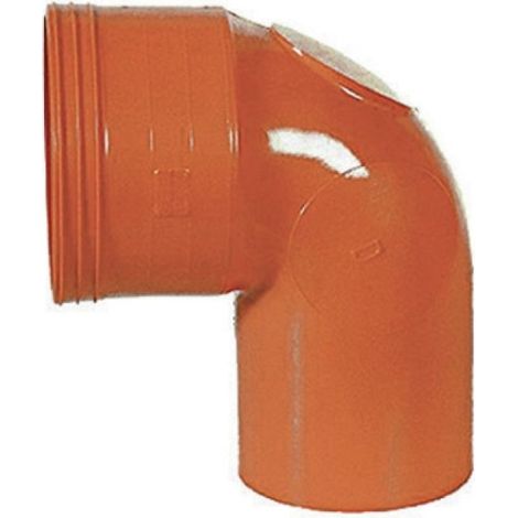 CURVE WC IN PVC ROSSO Diam. 100