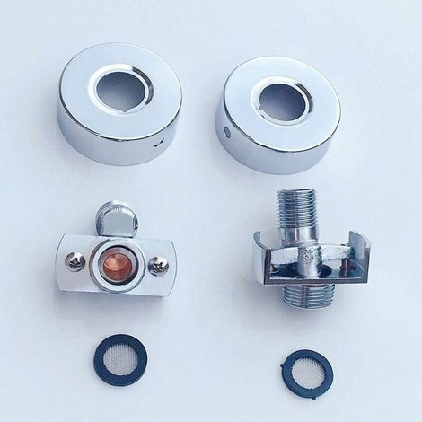 Réglage de l'angle du tube d'aspiration en cuivre - Tête de douche coudée - Pied coudé - Vis excentrique d'angle - Robinet - Accessoires-LIAIKI (1/5)