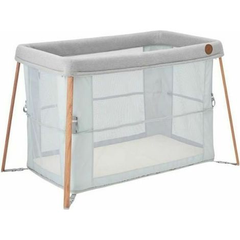 Maxi-Cosi Iris 2 in 1 Culla da Campeggio Neonato, 0-3 anni, fino a 15 kg, Lettino da Viaggio Compatto, 2 Posizioni di Riposo, Leggero, Materassino in Schiuma, Borsa da Viaggio, colore Essential Grey (1/5)