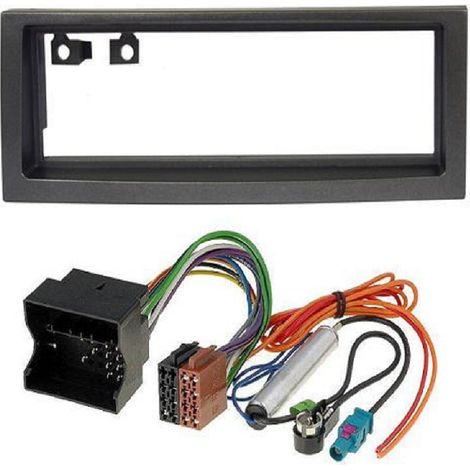 Kit Installation Autoradio KITFAC-168 compatible avec Peugeot 407 Citroen C5 04-10 1Din - Noir