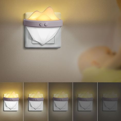 Mini veilleuse de chevet infrarouge avec télécommande, lampe murale pour couloir (1/5)