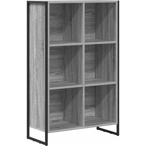 Maison Exclusive - Bücherregal Graues Sonoma 99,5 x 30 x 108,5 cm