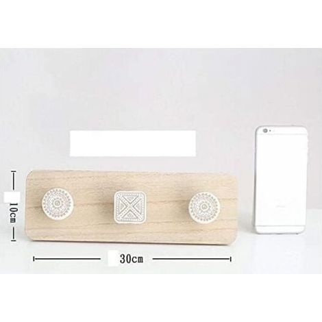 3010cm Patères nordiques minimalistes modernes en bois Creative crochet porte-manteau de manteau mural Décorations murales d'entrée (1/5)