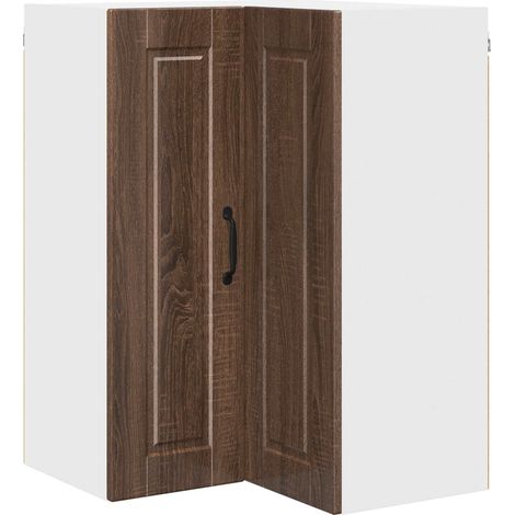 Maison Exclusive - Armario Esquinero de Pared PORTO Roble Marrón