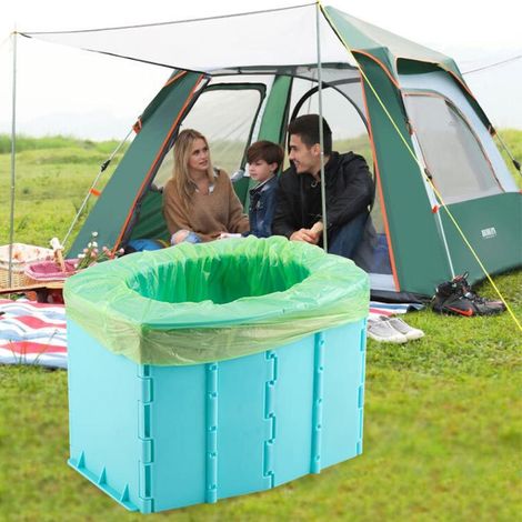 Toilettes de voiture Dewdropy pour enfants, toilettes de camping en voiture, toilettes pliables mobiles, toilettes portables, sacs à urine pliables et portables, faciles à nettoyer (1/5)