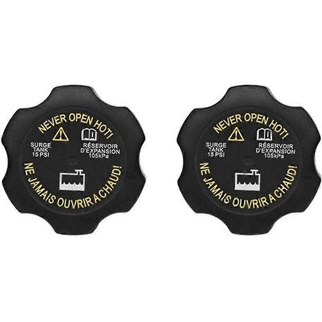 Bouchons de radiateur RC98 15075118, Yukon et Hummer H2 - lot de 2, pression 15 PSI, pour réservoir tampon de radiateur Chevy Silverado, GMC Sierra (1/5)