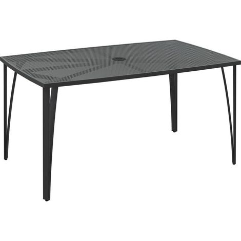 [GEBRAUCHT] B-Ware Gartentisch Sacramento anthrazit 150x90cm Terrassentisch Outdoor Tisch Möbel (1/2)