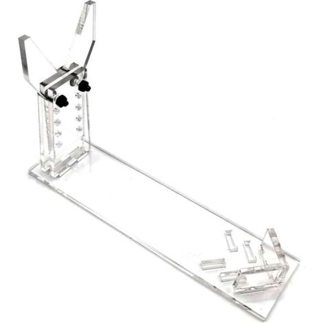 Présentoir de Pistolet en Acrylique, Support de Pistolet à 5 Hauteurs Réglables pour Tous Petits Pistolets (1/5)