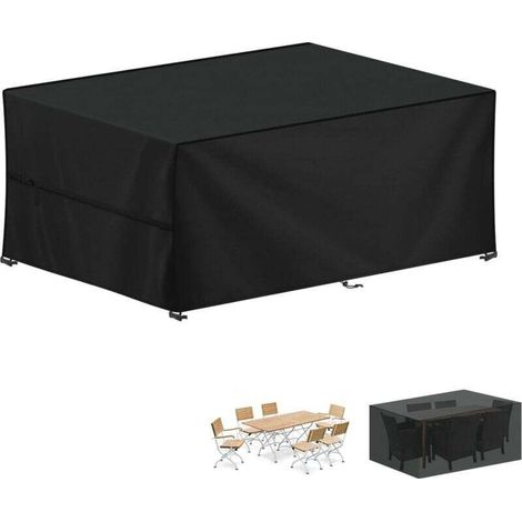Schutzhülle für Gartenmöbel, Gartentisch 200x100x70cm, Schutzhülle für Gartensofa und Sessel, wasserdichte Schutzhülle für Gartensofa und Sessel
