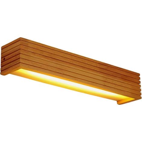 LED-Lampe aus Massivholz für Badezimmerspiegel, Badezimmerschrank, Schminktisch (1/5)
