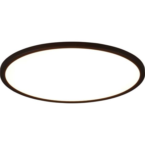 Plafoniera LED RGB, nero opaco, D40 cm, Aureo (1/2)