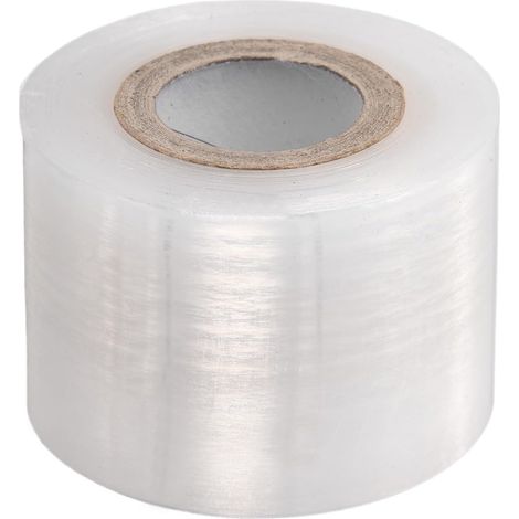 Ruban De Greffage pour Arbres Fruitiers 5CM x 100M PE Outil De Jardinage Élastique Film Autoadhésif pour Floriculture Arbres Et Bourgeonnement Poly, Blanc (1/5)