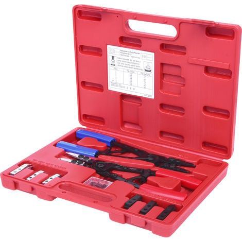 KS Tools 500.1350 Serie di Pinze per Anelli Seeger con Cricchetto, 20 Pezzi (1/5)