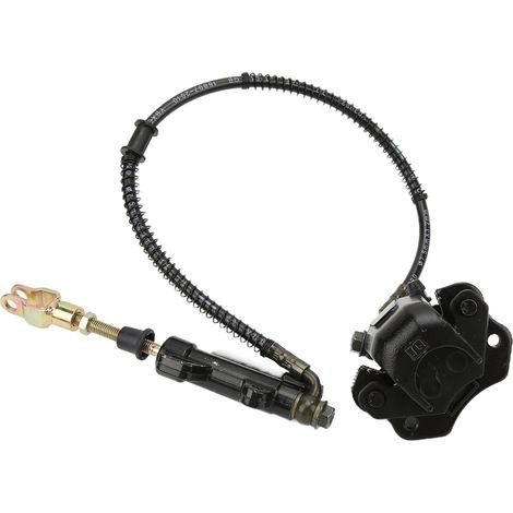 Maître-cylindre de frein arrière avec étrier et 2 plaquettes de frein de rechange pour Taotao Boulder B1 50-125cc Quad (1/5)