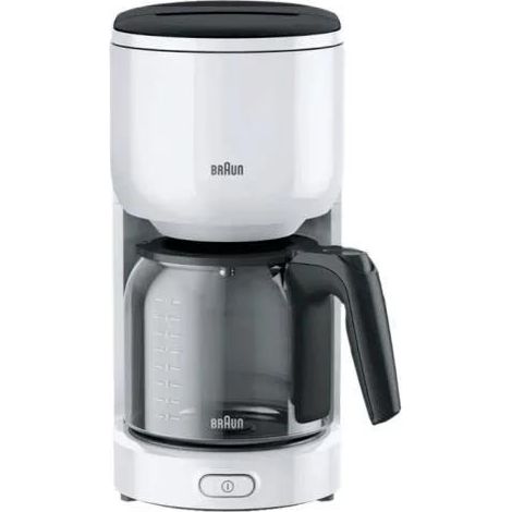 Cafetera Braun KF 3100 WH blanca 10 tazas