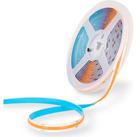 Striscia LED COB 24V DC - 12W/m - Colori - 8mm - IP20 - Rotolo 5 (1/5)