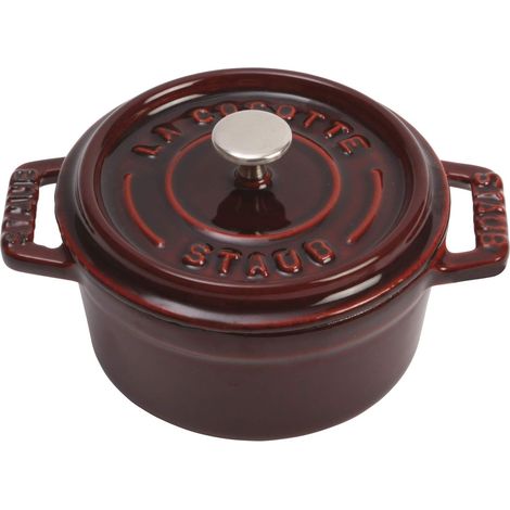 STAUB La Cocotte Casseruola, Ghisa, Rosso (Granatina), 10 cm (1/5)