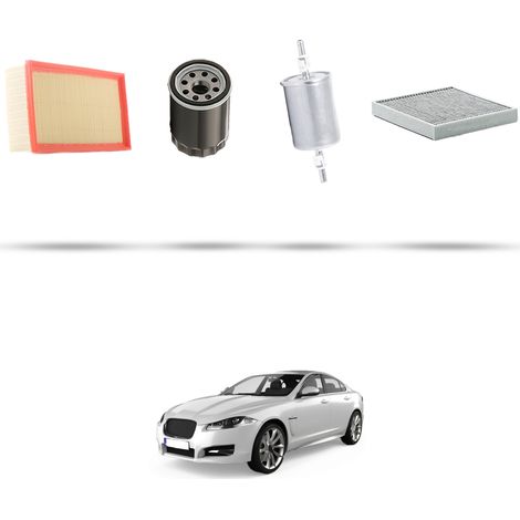 Kit tagliando 4 filtri compatibile con Jaguar XF (250) 3.0 V6 175kw dal 2008 (1/5)