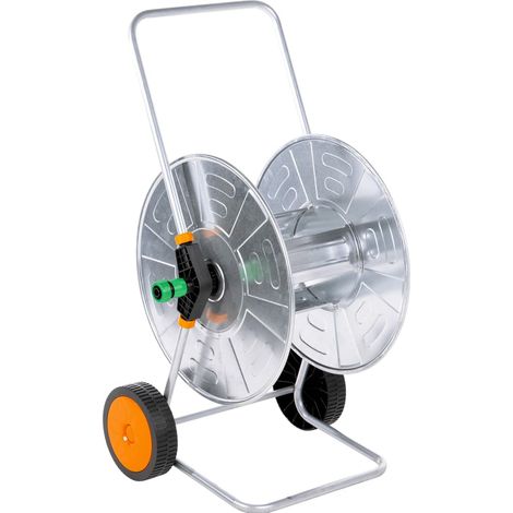 Schlauchwagen für 110 m 1/2" oder 80 m 3/4" Schlauch Stahl