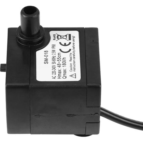Mini pompe à eau submersible ultra silencieuse pour bassin, aquarium et fontaine (-) (1/5)