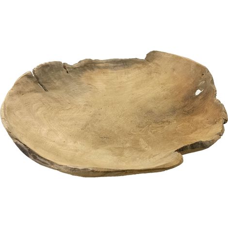Dekoschale aus Teak-Holz, Ø 40 cm