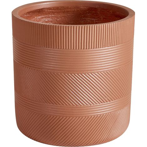 Plant Pot VOULA 31 cm Brown