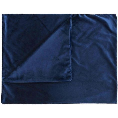Weicher Samtkissenbezug, dekorativer Körperkissenbezug für Zuhause und Hotel-Blue 50x137cm (1/5)