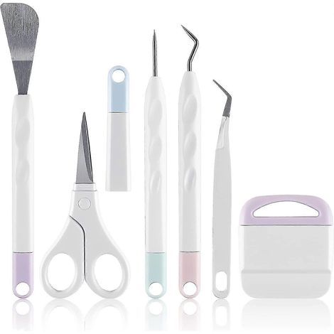 Kit d'outils de base pour le désherbage du vinyle et du papier cartonné, compatible avec Silhouette/Siser/Oral 631, 651 et 751. (1/5)