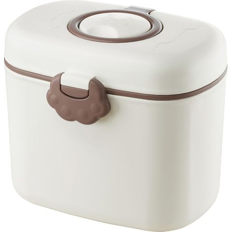Contenitore per latte in polvere o alimenti, Axroad Mall, cucchiaio e forchetta, sigillato, resistente all'umidità, capacità 550 ml, con maniglia per il trasporto, per frutta e alimenti complementari, (1/5)