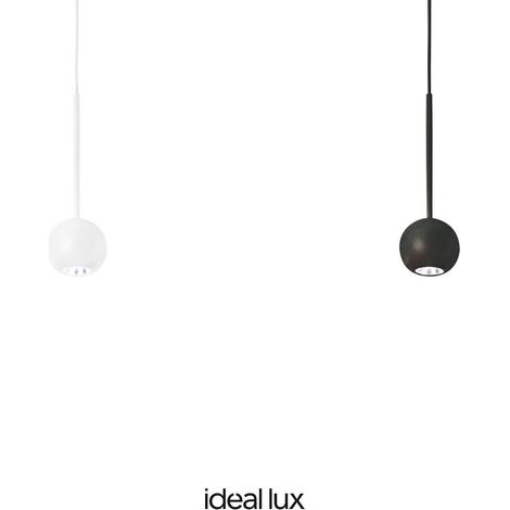 Lampada A Sospensione Moderna Archimede Metallo Bianco Led 4W 3000K (1/3)