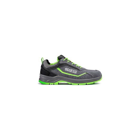 SPARCO SCARPE FELIX S1P GRIGIO VERDE FLUO N.38
