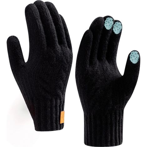 Gants Hiver - Double Isolation - Résistant Au Vent - Compatible Écran Tactile - Confort Ergonomique - Par 1
