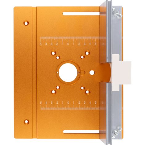Usinage, découpe, rainurage, support de panneau, poussoir, plaque inversée en bakélite en alliage d'aluminium plaqué or
