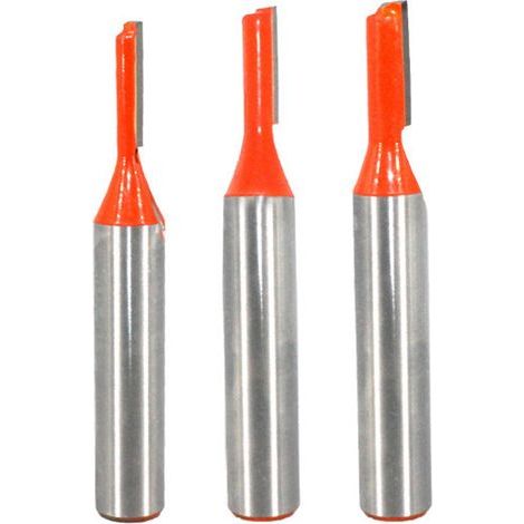 Nutfräser – 8 mm Schaft – Schnittdurchmesser 3 mm, 4 mm, 5 mm – Für Holz und Plattenwerkstoffe – 3er-Pack (1/5)
