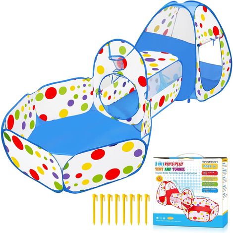 3 in 1 Pop Up Tunnel Tent for Children (1/5)