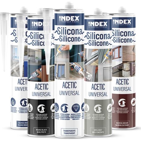 SI-UNI - SILICONE ACETICO UNIVERSALE 280-BIANCO ( 12 u.)