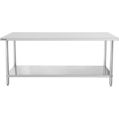 Table De Travail Inox 600 Avec étagère 1000 Mm - Casselin