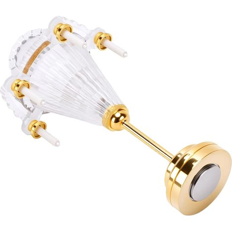 Mini Lustre pour Maison de Poupée à l'échelle 1:12, Lumière LED à Piles, CR1632 Inclus, Accessoires de Plafonnier pour Décoration de Pièce Miniature (Style 5) (1/5)