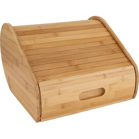 Scatola per il pane in bambù beige con cassetto 30,4x21,8 cm - 5five (1/2)