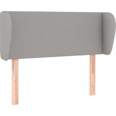 Maison Exclusive - Kopfteil mit Ohren Hellgrau 83x23x78/88 cm Sto