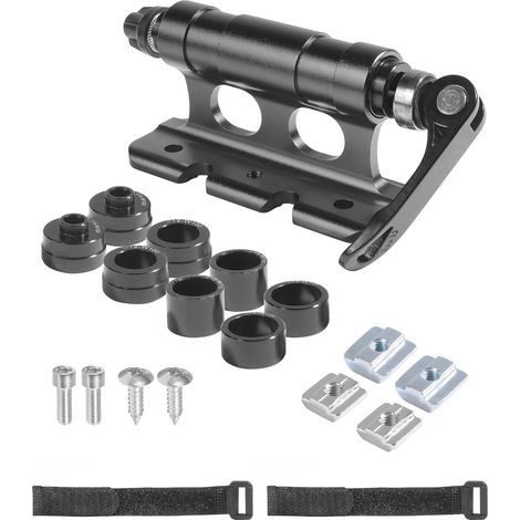 Support pour Fourche de Vélo,Support Universel à Dégagement Rapide pour Fourche Avant de Vélo avec Adaptateurs,Support de vélo,Support Velo Voiture,Convient à la Plupart des Voitures (Noir) (1/5)